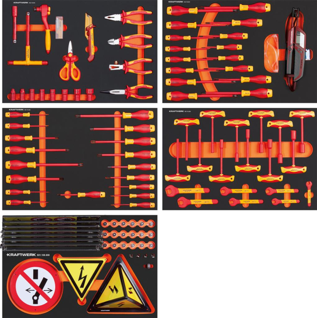 Preview: Kraftwerk VDE Elektro Werkstattwagen bestückt 103-tlg.